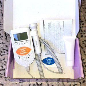 Fetal Heartbeat Doppler Heart Rate Monitor with Gel and Batteries